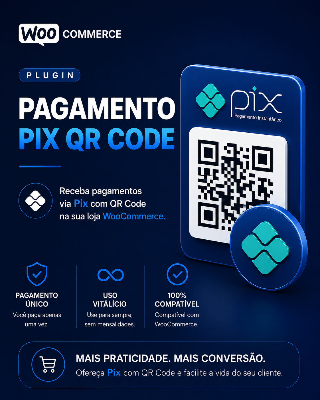 Plugin WooCommerce Pagamento Pix QR Code