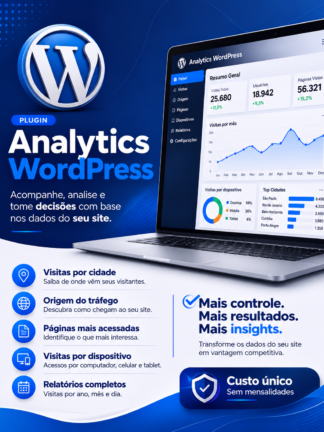 Analytics WordPress visitas do seu site WordPress
